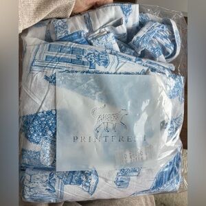 NWT printfresh holiday toile pajamas